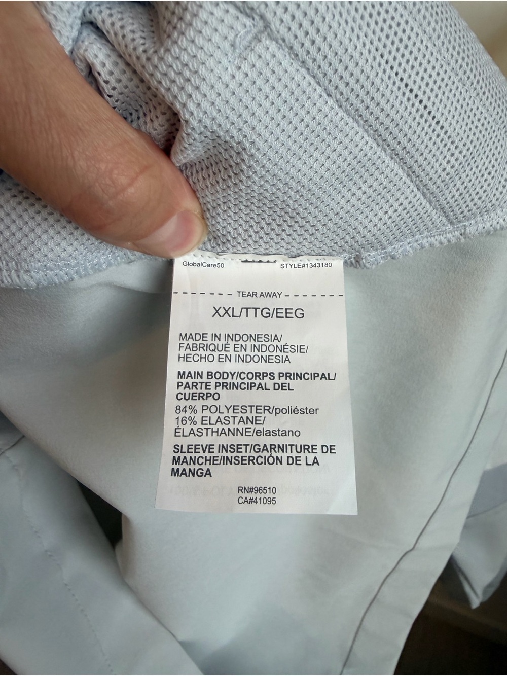 Under Armour Women’s XXL Hooded Windbreaker Jacket Cream Gray Full Zip - Picture 9 of 9